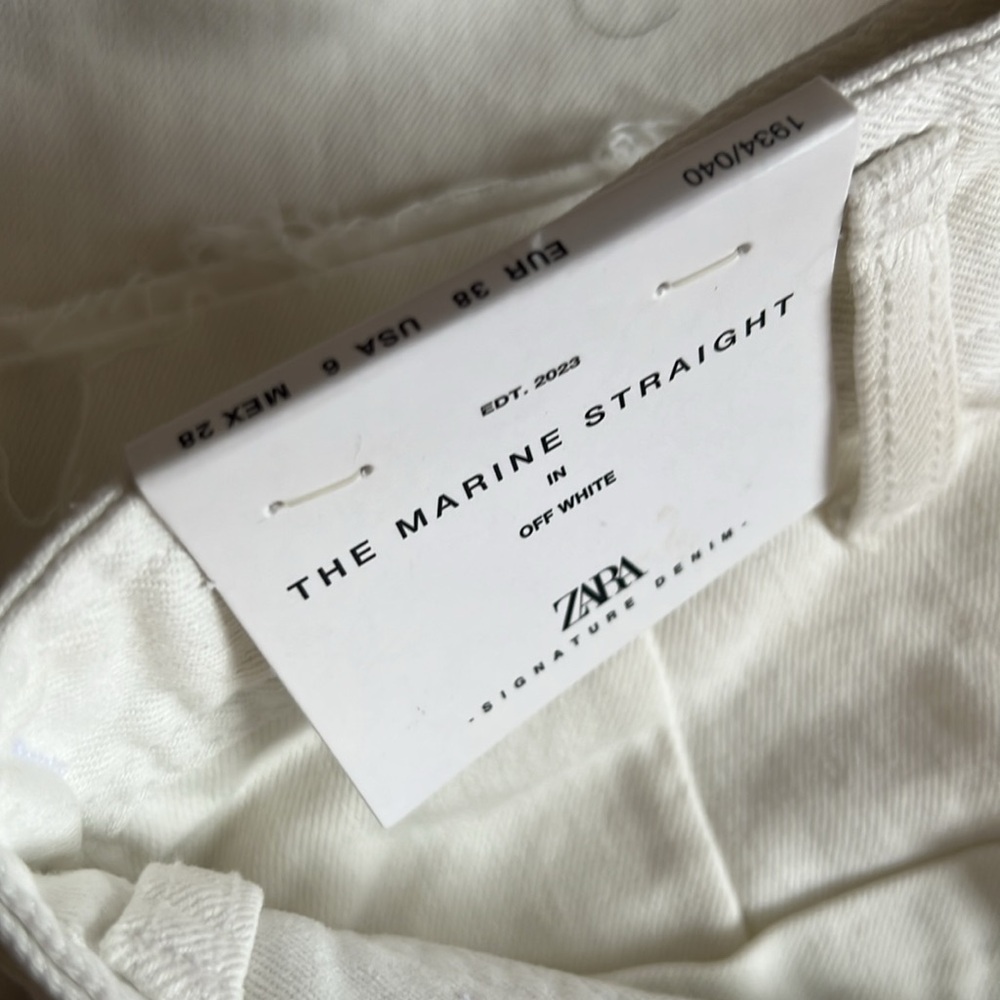 Zara The Marine Wide Leg Jeans - Picture 4 of 4